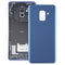 Pour Galaxy A8 (2018) / A530 Couverture arrière (Bleu)